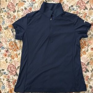 Slazenger Women's Dark Blue Short Sleeve Tee